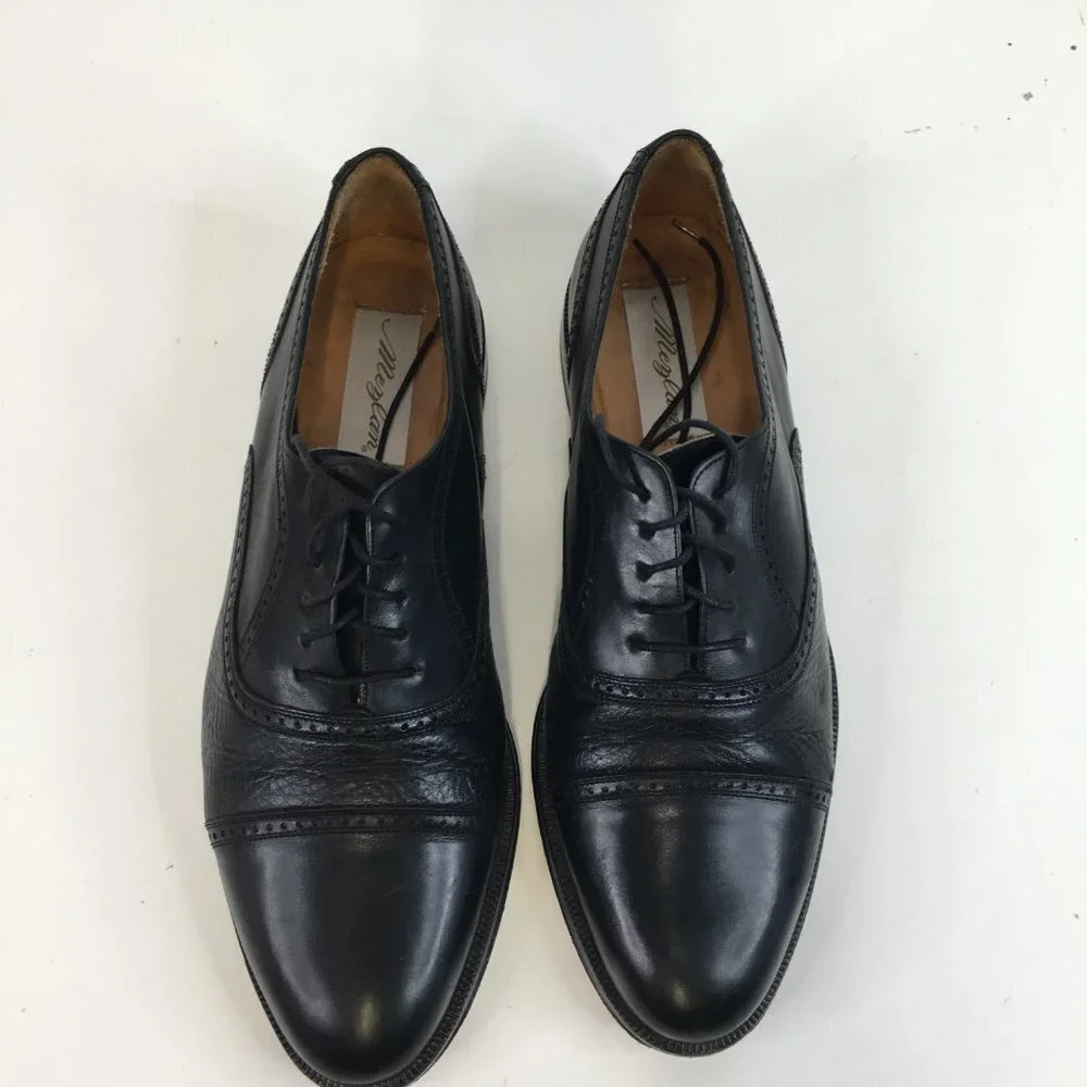 Mezlan black leather
